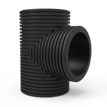 Vent-Axia T-stuk dubbelwandig rond luchtkanaal Vent-Axia Isocomplus+ 174 2006000051