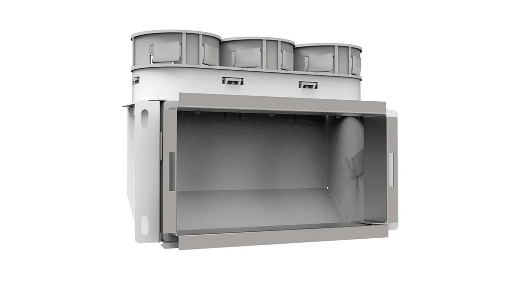 Vent-Axia VMCB 69 / Wandcollector boven 3x69 200x100 vent-axia 2005000472