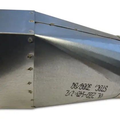 Vent-Axia Verloopstuk vierkant op rond Vent-Axia Flat Duct System Galva Ø160mm staal 220x80mm FGG BCIV9982216