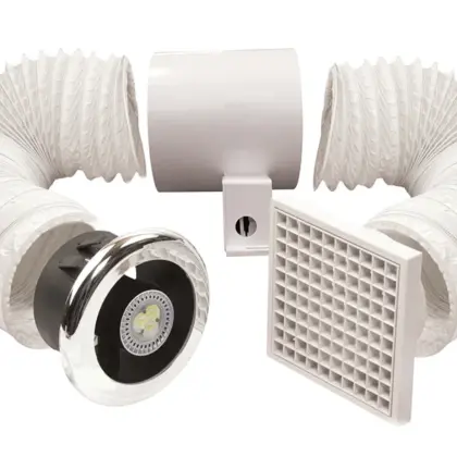 Vent-Axia Badkamerventilator Vent-Axia Vent-A-light B Ø100mm 1001000554