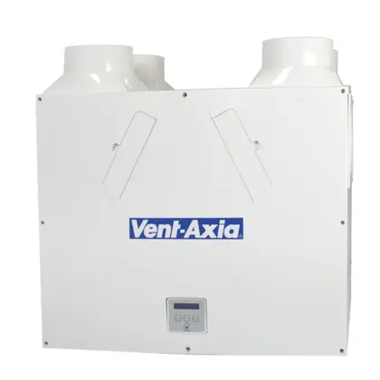 Vent-Axia WTW-unit Vent-Axia Sentinel Kinetic KIN PLUS-BH-L 432m3/h D=180mm 4 bovenaansluitingen 1004000013