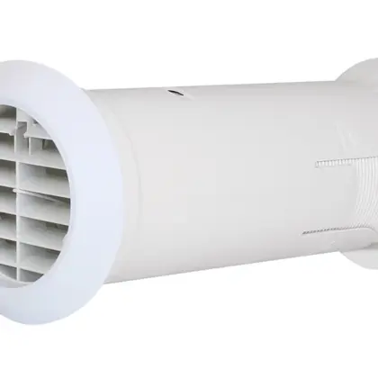 Vent-Axia Wand-/dekdoorvoer rond luchtkanaal Vent-Axia High-Rise Ø100mm L0.6mm 1009000122