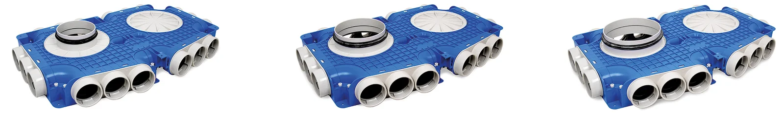 Vent-Axia Verdeelbox ventilatie Vent-Axia Uniflexplus+ Ø125mm kunststof 12x90mm 2005000062