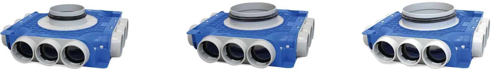 Vent-Axia Verdeelbox ventilatie Vent-Axia Uniflexplus+ Ø180mm kunststof 4x90mm 2005000087