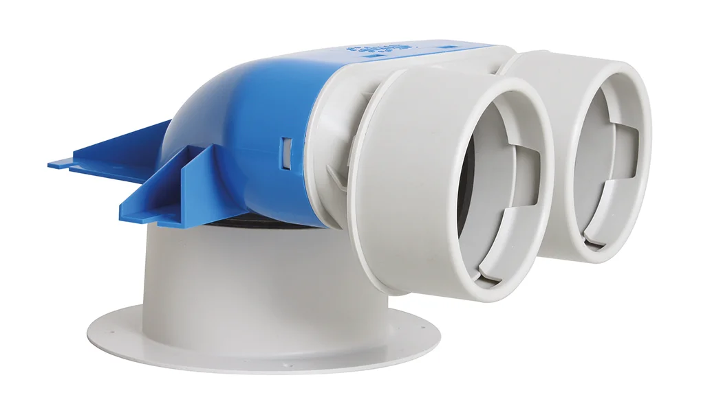 Vent-Axia Ventielcollector Vent-Axia Uniflexplus+ 2xØ90mm rond 90 2005000228