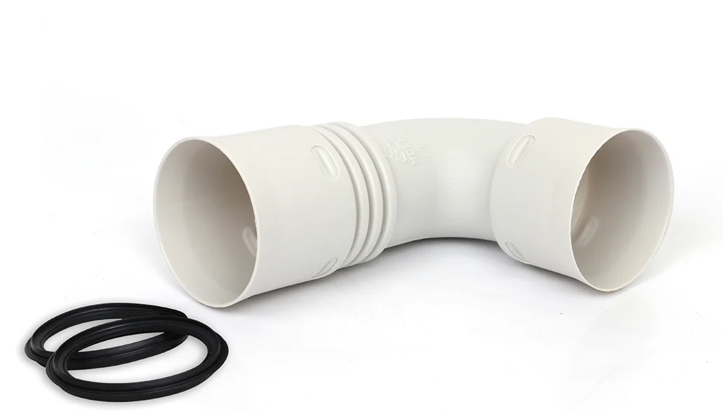Vent-Axia KB90-90 Kunststof bocht 90gr tbv flexi slang 90mm vent-axia 2005000253