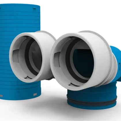 Vent-Axia Ventielcollector Vent-Axia Uniflexplus+ 2xØ90mm rond 90 2005000462