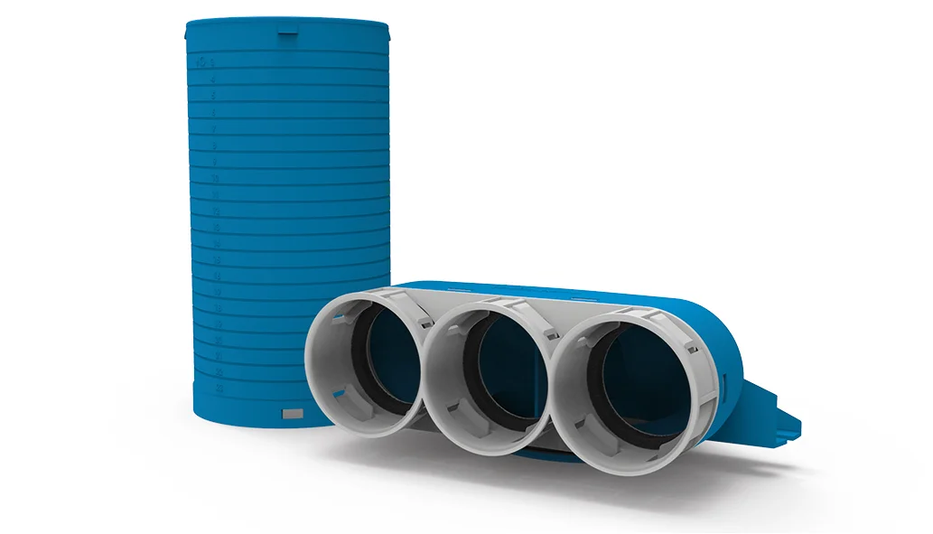Vent-Axia Ventielcollector Vent-Axia Uniflexplus+ 3xØ69mm rond 69 2005000465