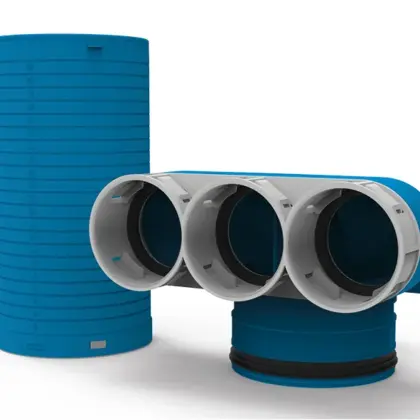 Vent-Axia Ventielcollector Vent-Axia Uniflexplus+ 3xØ69mm rond 69 2005000467