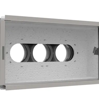Vent-Axia VGMCAG 69 / Wandcollector iso achter 3x69 300x150 vent-axia 2005000477