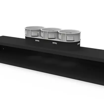 Vent-Axia VPCB 69 / Lijncollector 3x69 560x60 vent-axia 2005000478