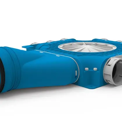 Vent-Axia Verdeelbox ventilatie Vent-Axia Uniflexplus+ Ø125mm kunststof 9x69mm 2005000500