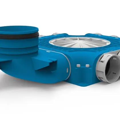 Vent-Axia Verdeelbox ventilatie Vent-Axia Uniflexplus+ Ø125mm kunststof 9x69mm 2005000501