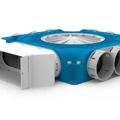 Vent-Axia Verdeelbox ventilatie Vent-Axia Uniflexplus+ Ø220mm kunststof 9x69mm 2005000537