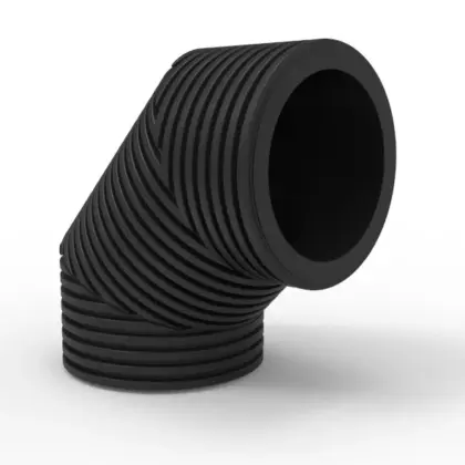 Vent-Axia Bocht rond luchtkanaal Vent-Axia Isocomplus+ 125mm 90° kunststof 2006000046