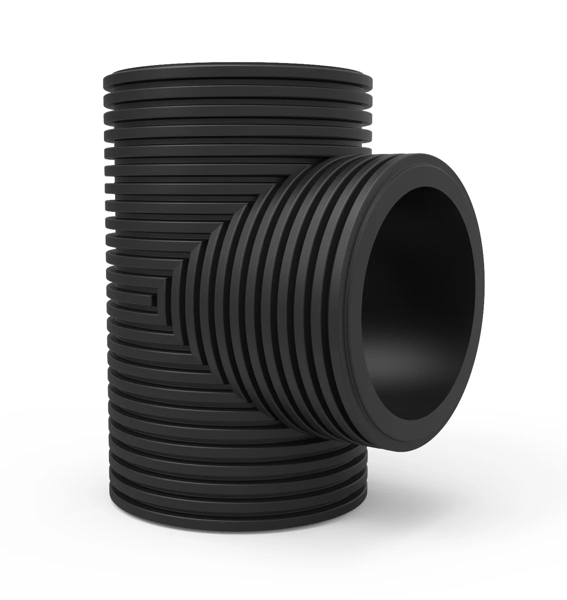 Vent-Axia T-stuk dubbelwandig rond luchtkanaal Vent-Axia Isocomplus+ 125 2006000050