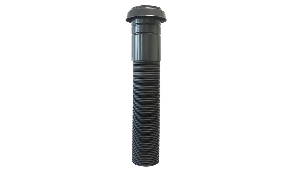 Vent-Axia Dakdoorvoer rond luchtkanaal Vent-Axia Isocomplus+ kunststof Ø174mm H1000mm dubbelwandig 2006000060