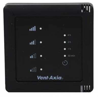 Vent-Axia SSU-B / 4-standenschakelaar draadl. batt. (zwart) vent-axia 4001000122