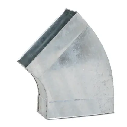 Vent-Axia Bocht rechthoekig luchtkanaal Vent-Axia Flat Duct System Galva 220x80mm 45° inox FGBH45 BCIB994822
