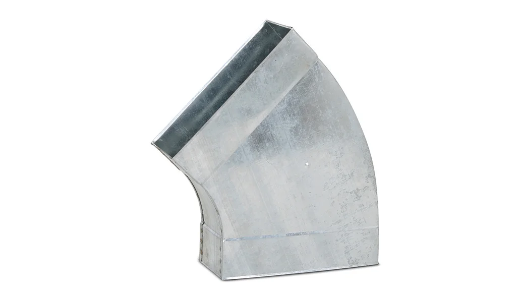 Vent-Axia Bocht rechthoekig luchtkanaal Vent-Axia Flat Duct System Galva 220x80mm 45° inox FGBH45 BCIB994822