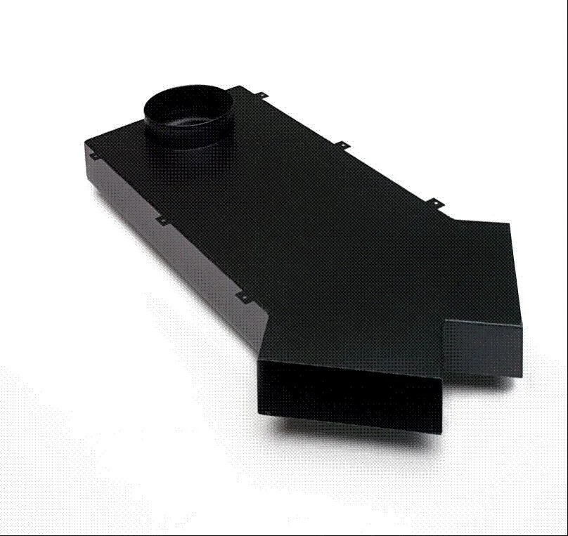 Ventichape Verloopstuk vierkant op rond Ventichape VentiFlex Ø150mm 300x60mm 50 100064488900