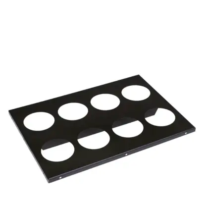 Ventichape Afdekrozet rookgas/luchttoevoerbuis Ventichape VentiFlex vierkant zwart 90 100064493700