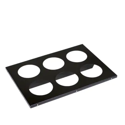 Ventichape Afdekrozet rookgas/luchttoevoerbuis Ventichape VentiFlex vierkant zwart 90 100064493900