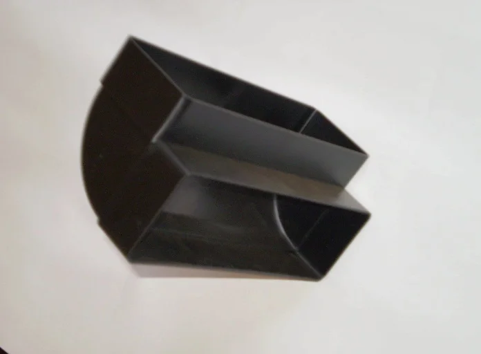 Ventichape Bocht rechthoekig luchtkanaal Ventichape VentiFlex 200x60mm verticaal 90° kunststof 50 100064521000