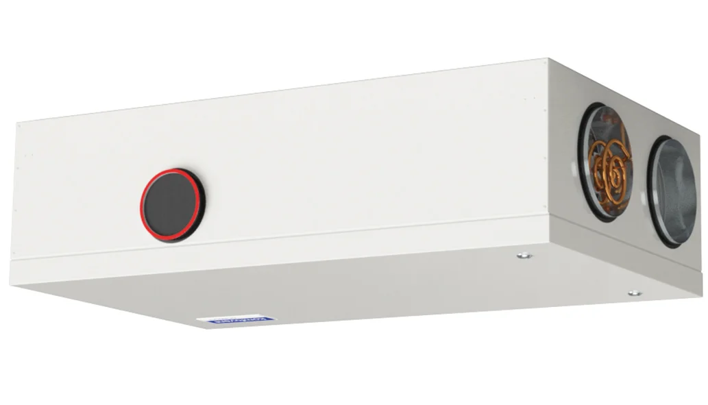 Ventilair WTW-unit Ventilair Domekt R 400 F HE L 421m3/h D=200mm 2 linkse en 2 rechtse aansluitingen 1004000271