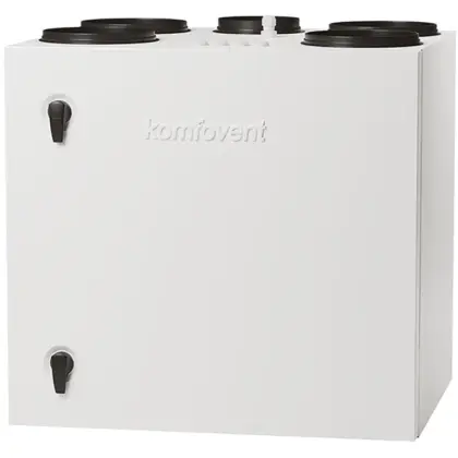 Ventilair WTW-unit Ventilair Domekt R 400 V HE R 373m3/h D=160mm 4 bovenaansluitingen 1004000276