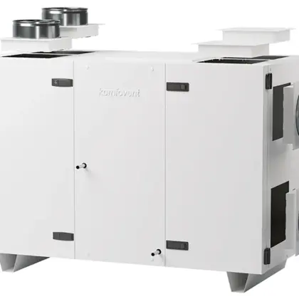 Ventilair WTW-unit Ventilair Domekt R 900 V HE R 668m3/h D=200mm 4 bovenaansluitingen 1010000150