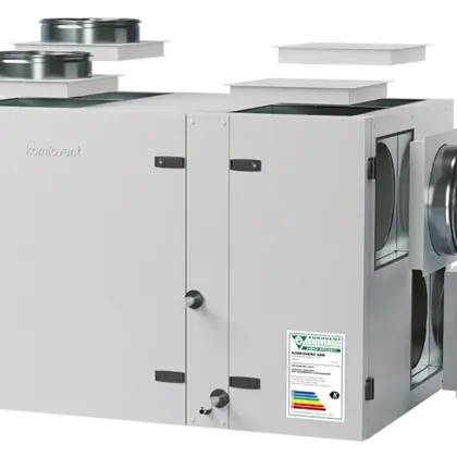 Ventilair WTW-unit Ventilair Verso R 1500 R 1530m3/h D=315mm 4 bovenaansluitingen 1502000671