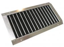 Ventiline Kanaalrooster enkele defl. 200x75mm ventiline 100064483800