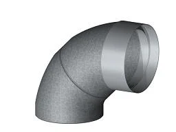 Ventiline Bocht rond luchtkanaal Ventiline BM WTW 150mm 90° met overschuifprofiel 100064569300