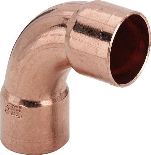 Viega Koper soldeer bocht 90° FF 22 x 22 mm 100063