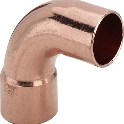 Viega 100391 Viega Koper soldeer inschuif bocht 90° MF 22 x 22 mm