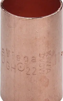 Viega 100698 Viega Koper soldeer mof FF 28 x 28 mm