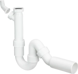 Viega Universal PP enkele buissifon met WMA 6/4 x 40 mm - wit 101800