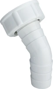 Viega PP WMA schroefkoppeling - wit 102999