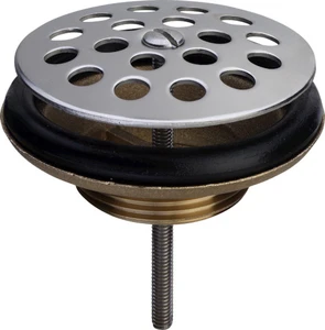 Viega 107673 Viega Universal afvoerplug 6/4 x 80 mm - inox bolvormig rooster - niet afsluitbaar