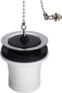 Viega 109233 Viega Universal afvoerplug 6/4 x 70 mm - met stop en ketting