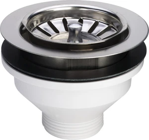Viega afvoerplug voor spoelbak 6/4 x 114.5 mm - chroom 109967