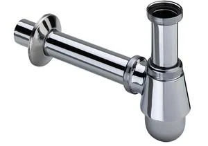 Viega Universal chroom bidetsifon zonder afvoerplug 5/4 x 32 mm - chroom 114619