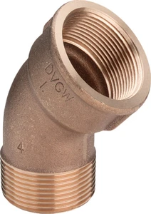 Viega 264161 Viega brons knie 45° MF 4/4 x 4/4