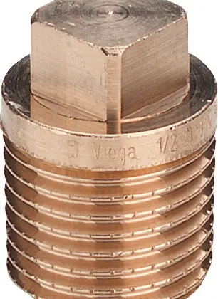 Viega 266646 Viega brons stop zonder rand M 1/2