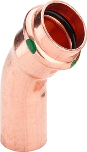 Viega Profipress inschuif bocht 45° MF 22 x 22 mm 292515