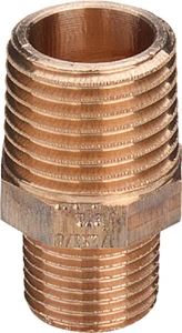 Viega 321697 Viega brons verloop nippel MM 6/4 x 4/4