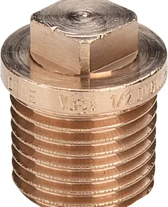 Viega 322151 Viega brons stop met rand M 2
