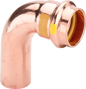 Viega Profipress Gas inschuif bocht 90° MF 22 x 22 mm 345556