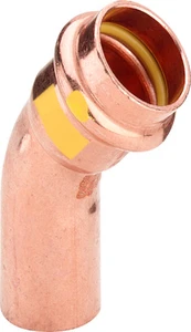 Viega Profipress Gas inschuif bocht 45° MF 12 x 12 mm 346904